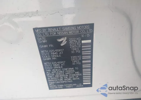 2016 Nissan Rogue Sv from USA, damaged, VIN KNMAT2MV3GP617925